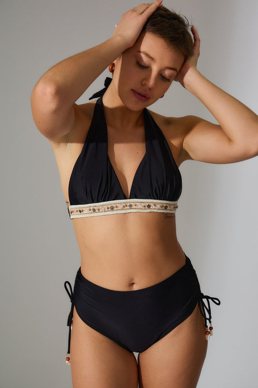 Bikini forte poitrine taille haute