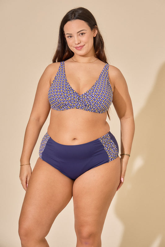 Bikini grande taille brassière taille haute