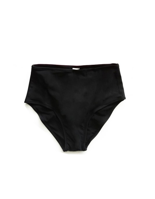 Bas de maillot de bain taille haute couvrant