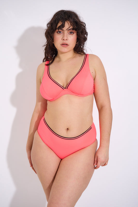 Bikini bas taille normale uni