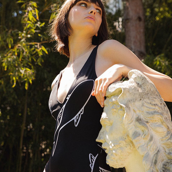 NEW YORK - Maillot une pièce dos nu noir - AulalaXLorieux