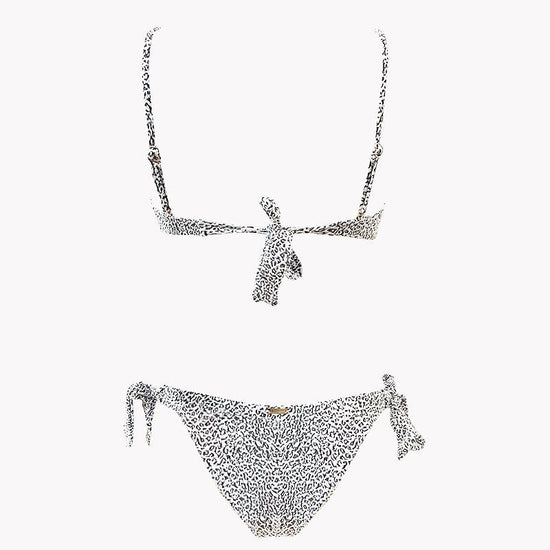 Maillot 2 pièces léopard décolleté V Animal Kingdom - Savanna - Aulala 