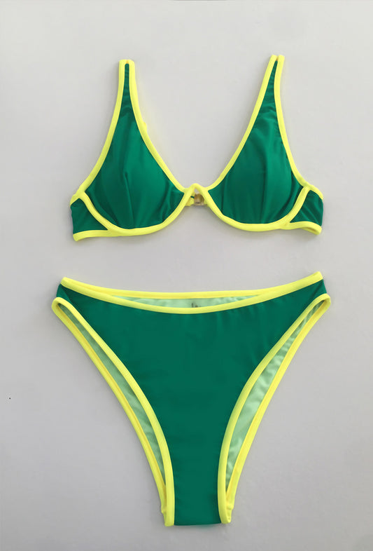 ELLA Maillot 2 pièces à armature contrastante