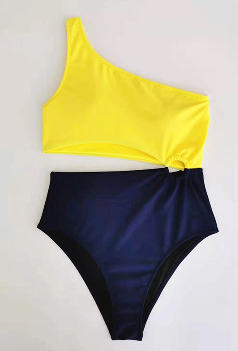 Maillot de bain trikini - couleur unie HIBIKINI