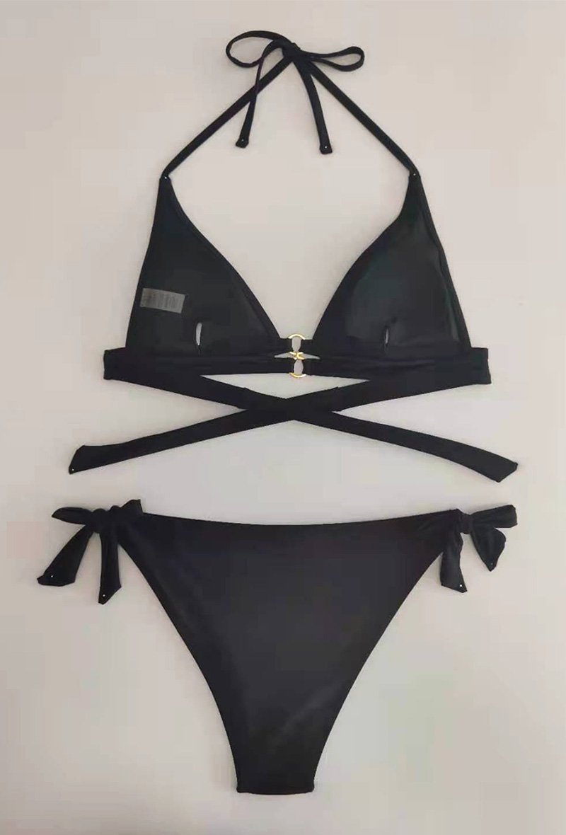 EVA Bikini Coupe Triangle Et Anneaux | HIBIKINI | AVEC SENS