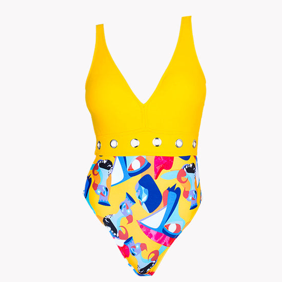 Maillot 1 pièce Le génie - Maléfique - Aulala Paris