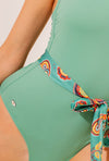 AULALA X MOON - TULIPE Maillot 1 pièce bustier artistique