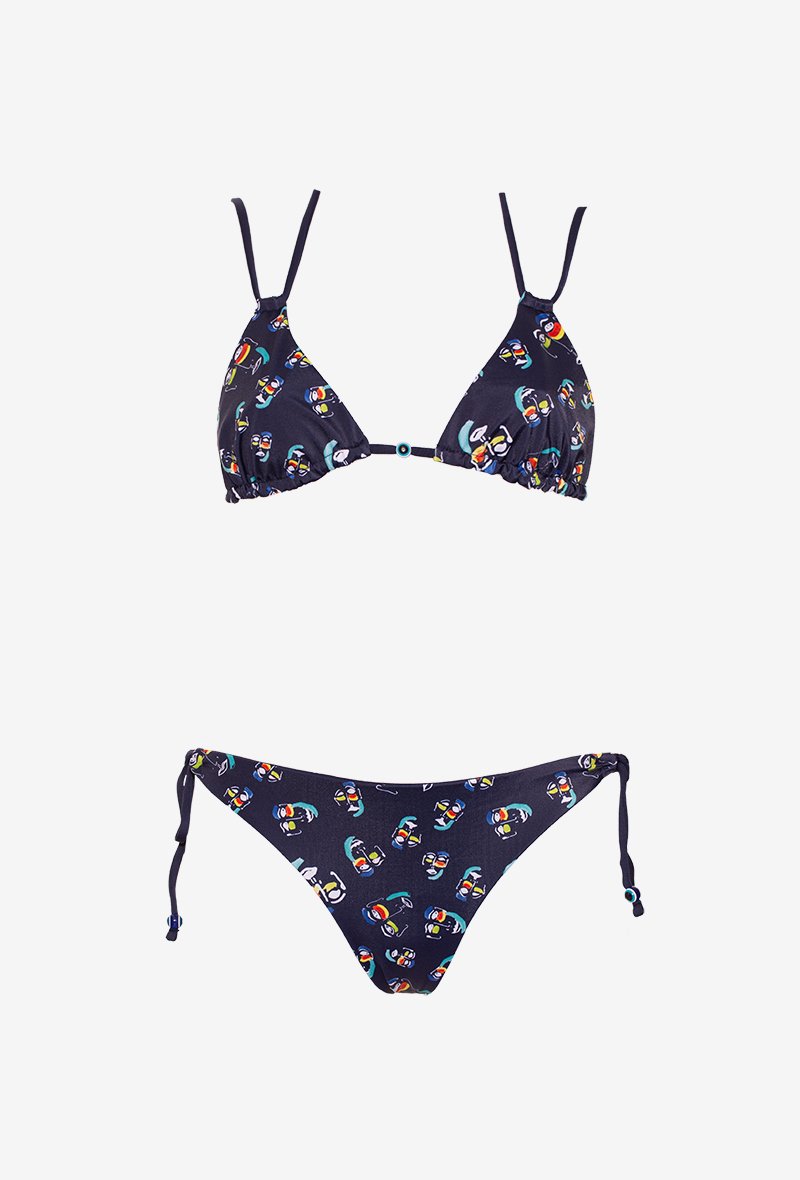 AULALA X PERCHEYE - MACARON Bikini triangle artistique