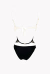 Maillot 1 pièce Black and White - Body Waves - Aulala Paris